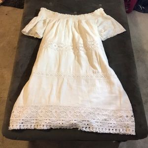 Off the shoulder summer dress